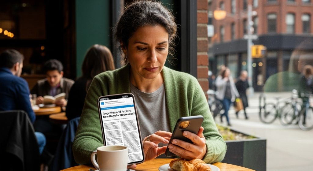 Ibuprofène et aspirine : un espoir dans le traitement de la dépression ?